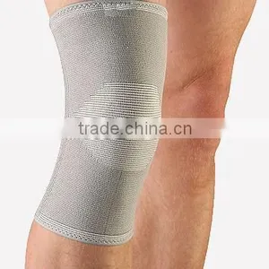 Gray 4-way Stretch Elastic Knee Support thumbnail-1