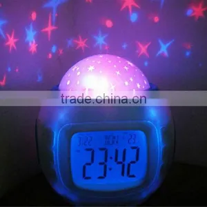 LCD Egg Alarm Clock With Music thumbnail-1