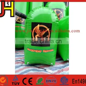 Customized A Set Green Inflatable Paintball Bunkers thumbnail-6