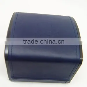 China Leather Factory Wholesale Custom Luxury Watch Box, Blue Gift Box thumbnail-1