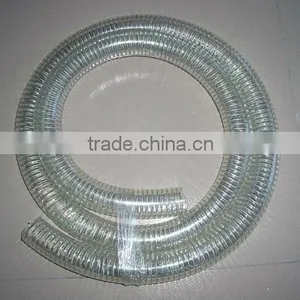 Fleixble Transparent Pvc Spiral Steel Wire Reinforced Hose thumbnail-5