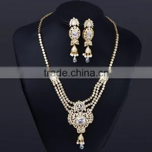 Wholesale African Costume Jewelry Set,gold Filled Jewelry Set thumbnail-1