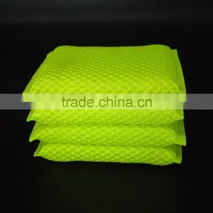 Kitchen Cleaning Sponge Green Scouring Pad With Mesh thumbnail-2