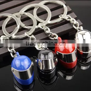 Wholesale Promotional Fashion Helmet Man High Quality Metal Key Chain/Key Holder For Souvenir /Engine Key Chains thumbnail-2