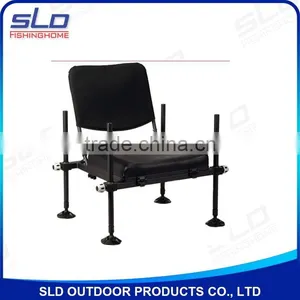 Fishing Aluminum Seat Box With Adjustor Leg With Foldable Back Rest thumbnail-1