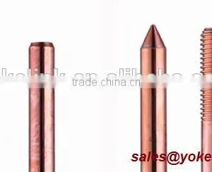 Hot Dip Galvanized Ground Rod/Earth Rod for Power Line Fitting thumbnail-3