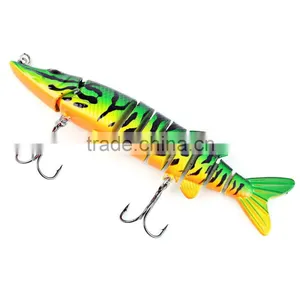 8Colors12.5cm Outdoor Fishing Lures Crank Bait With 2 Hook ABS Verisimilar Hard Bait Simulation Fishing Tackle Artificial Bait thumbnail-1