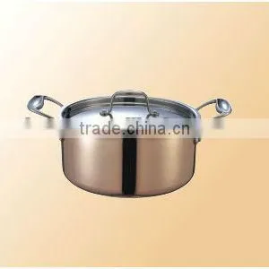Three-ply Copper Double Holder Small Food Cook Boiler thumbnail-1