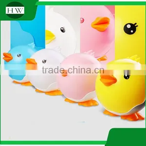 Children Plastic Cartoon Mini Duck Shape Usb Charge Led Night Lamp Light thumbnail-2