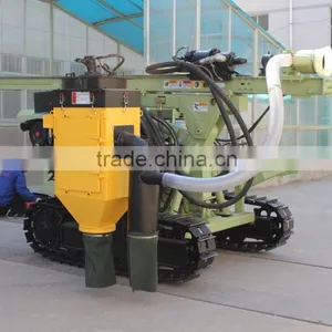 Crawler Blasting Hole DTH Drilling Rig With Dust Collector Z115Y thumbnail-1