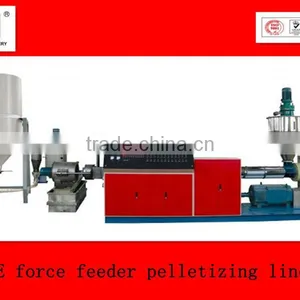Water Cooling HDPE Bottle Flakes Pelletizing Plant thumbnail-1