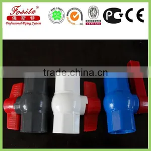 Low Price DIN BS ASTM Pvc Upvc Ball Valve Plastic Ball Valve thumbnail-1