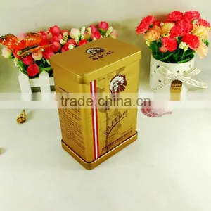 Wholesale Classical Style Airtight Rectangular Coffee Storage Tins thumbnail-1