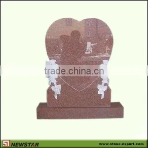 American Tombstone,Granite Tombstone,Headstone-Red Granite thumbnail-1