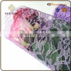 Hot Sale Nonwoven With Lace or Mesh Gift Fabric Wrapping thumbnail-1