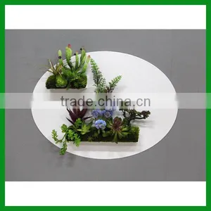 FO-WR36 Fashional Artificial Plants Wall Art thumbnail-1