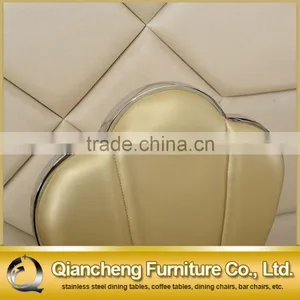Hotel Chair Dining Chair With Golden PU Cover thumbnail-4