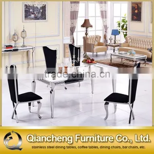 High Quality Modern Marble Dining Table Bedroom Hotel Dining Set thumbnail-1