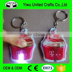 2017 New Design Souvenir Keychain Promotion Gift Led Keychain thumbnail-1