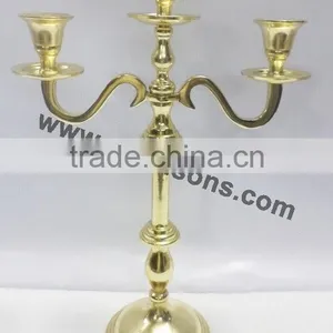 Floor Standing Gold Plated Candelabras thumbnail-6