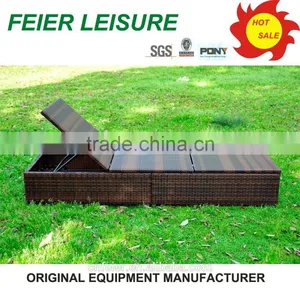 Plastic Sun Lounger Chair With Colorful Cushions thumbnail-2