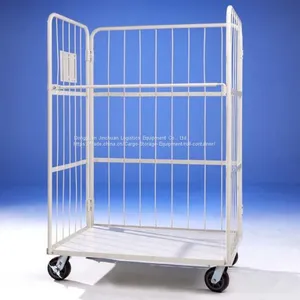 Heavy Duty Folding Roll Cage Container Warehouse Roll Container thumbnail-1