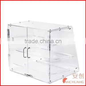 3 Tires Acrylic Doughnut Display Case Bakery Display Cabinet thumbnail-4
