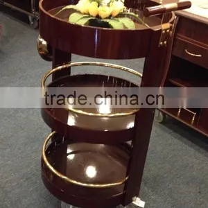 Japanese Style Wooden Wine and Liquor Trolley for Restaurant C-46 thumbnail-2