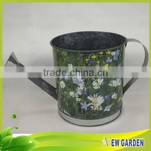 Round Handicraft Delicate Cheap Watering Can Shape Small Flower Pots thumbnail-3