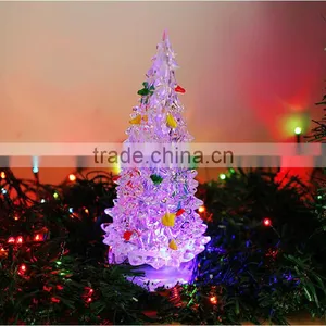 Craft Plastic Acrylic New Popular Christmas Tree Led Lighting Decoration thumbnail-4