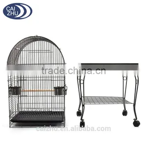 Portable Open Top Pet Budgie Canary Parakeet The Parrot Aviary Bird Cage thumbnail-5