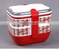 Portable Three Layers Rectangular Lunch Box With Lock thumbnail-2