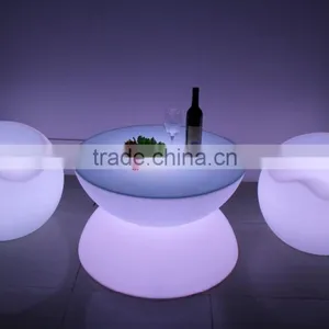 Illuminated Leisure Led Furniture With Color Changing Led Chair Coffee Sofa thumbnail-3