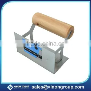 Inside Corner Trowel, Garden Trowel, Bricklaying Trowel W/wood Handle thumbnail-1