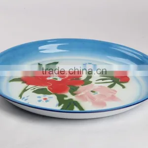 25-80cm Enamelware Tea Tray Deco Enamel Round Tray thumbnail-2