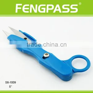 S8-1009 5" 2Cr13 Stainless Steel Blade With Plastic Handle Thead Scissors thumbnail-1