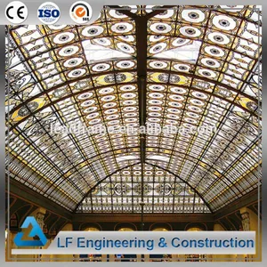 Stainless Steel Space Glass Cover Dome Skylight thumbnail-3