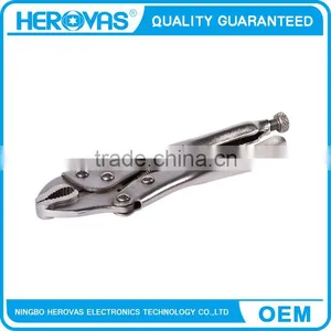 Matte Mirror Polish Cr-Mo Plated Mini Locking Pliers thumbnail-1