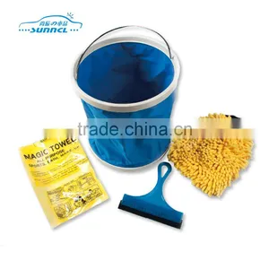 4pcs Car Cleaning for Travel Car Washing Kit thumbnail-1