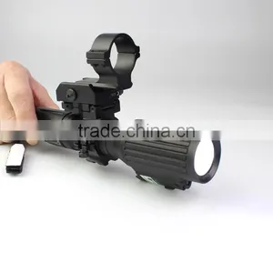 Tactical Professional Hunting Green Laser Sight With 1000 Lumens CREE T6 LED Flashlight With Strobe Light thumbnail-5