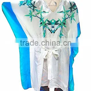 Beautiful Tropical Blue Beach Kaftan thumbnail-1