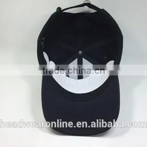 100% Cotton Black Baseball Cap for Custom Your Embroidery Logo thumbnail-6