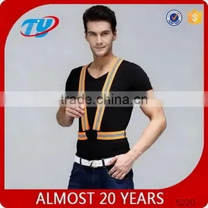 Orange Reflective Running Belt for Night Running thumbnail-3