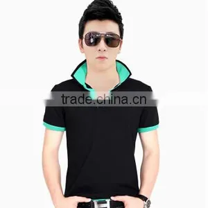 2015 Hot Sale Short Sleeeve Polo Shirts,cheap Dry Fit Polo Shirt for Men,pure Color Men's Polo thumbnail-1