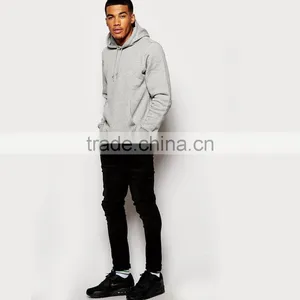 Wholesale Mens Blank Pullover Oversized Hoodies thumbnail-2