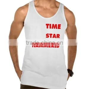 Hot Sale Custom Logo Breathable Summer Muscle Tank Top thumbnail-5