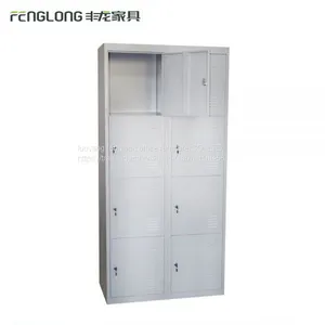 High Quality School Metal Locker 8 Doors STORAGE LOCKER thumbnail-1