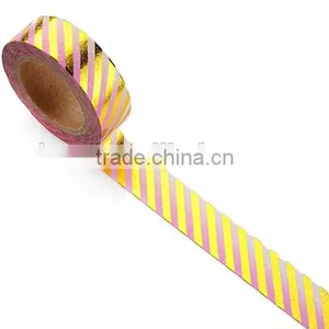 2 Patters 1.5cm*10m Gold Foil Washi Tape for Decorative thumbnail-4