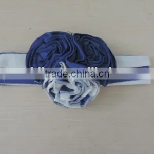Boutique Stretch Hairbands for Baby Girls Cheap Remake Elastic Sport Stripe Headbands for Children Flower Hairwear thumbnail-3