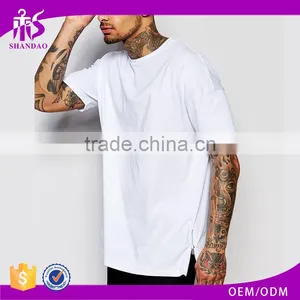Guangzhou Shandao Factory Manufacture Cheap Price Stylish 180g 100% Cotton O-Neck Short Sleeve Wholesale Blank T Shirts thumbnail-1